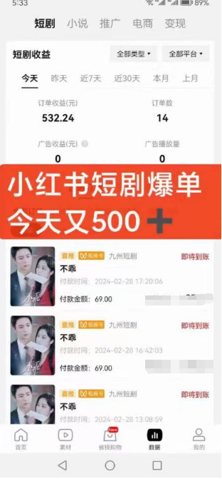 鹿鸣短剧，欢迎带团队加入，级别拉满，一起做大做强